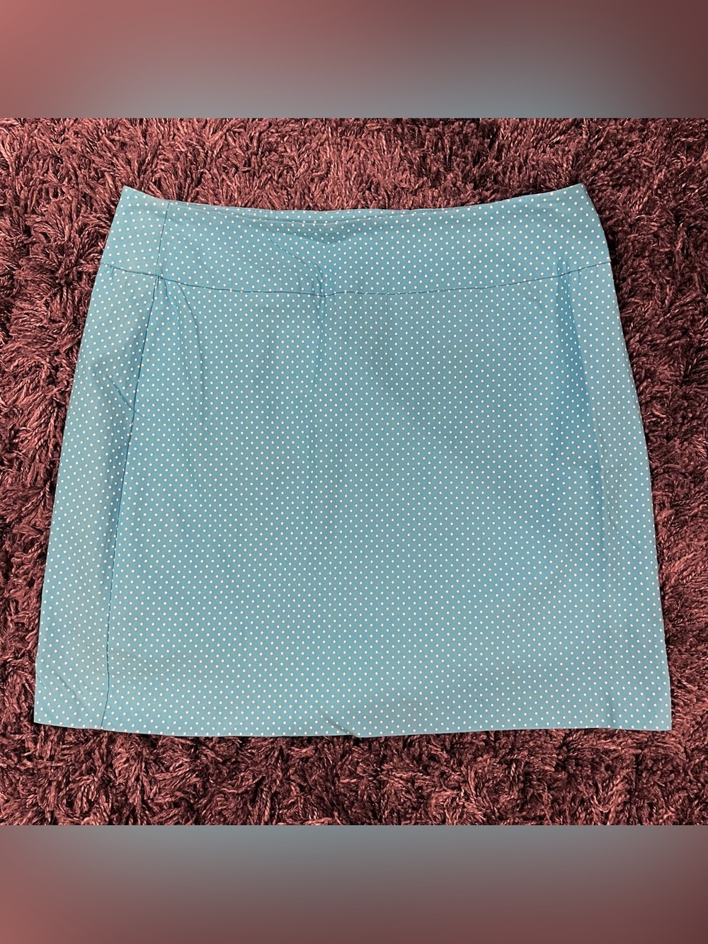 🌸LULU-B BLUE AND WHITE POLKA DOT MINI SKIRT SIZE 16🌸